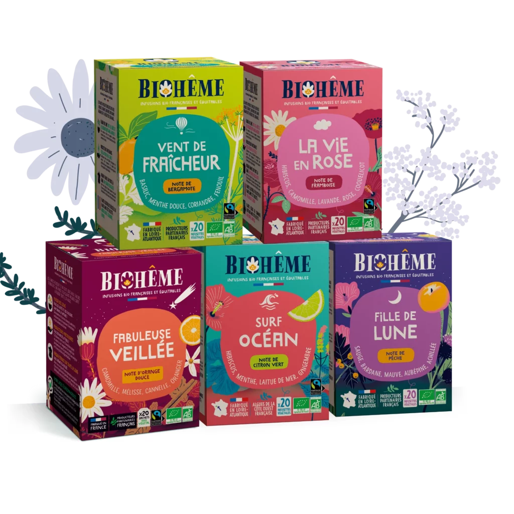 boite de tisane bioheme